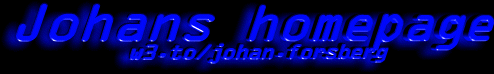 Enter to Johans Homepage